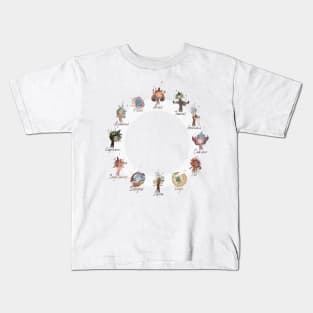 Zodiac Signs Kids T-Shirt